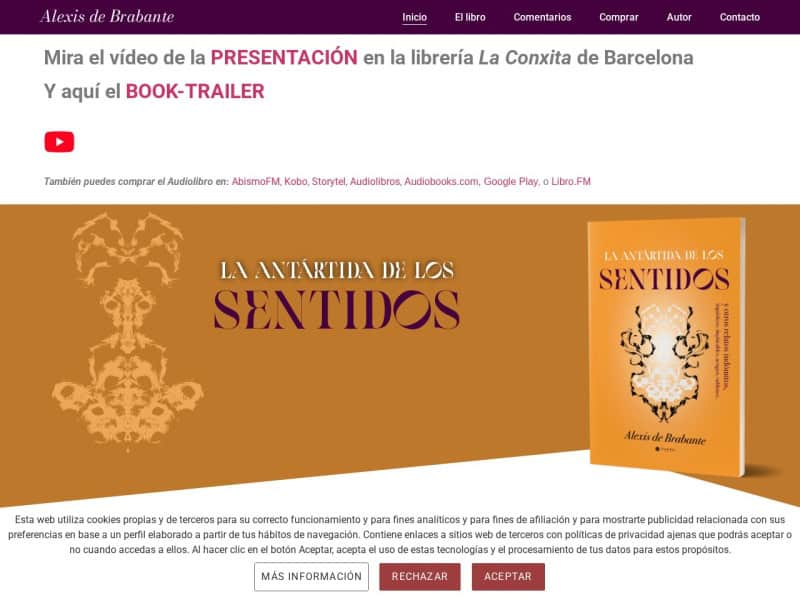 Alexis de Brabrante | Nuevo libro: La Antártida de los Sentidos