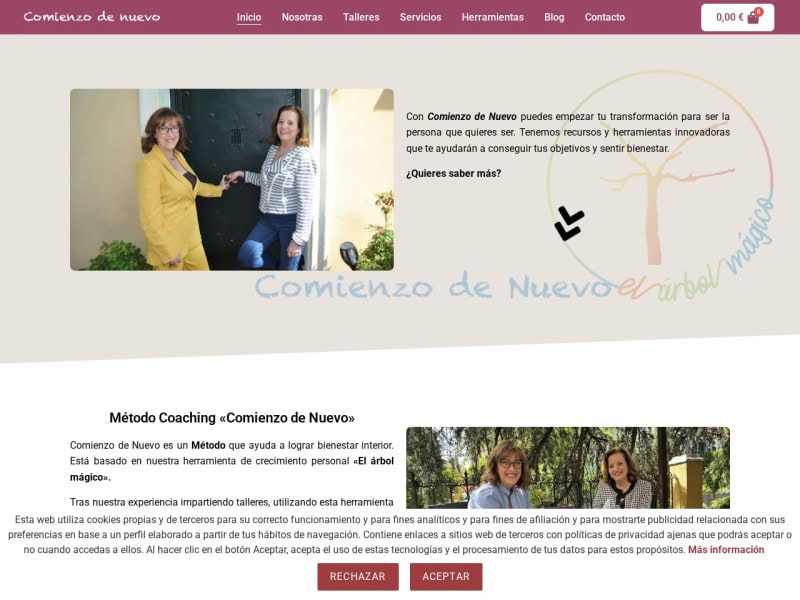 Comienzo de nuevo