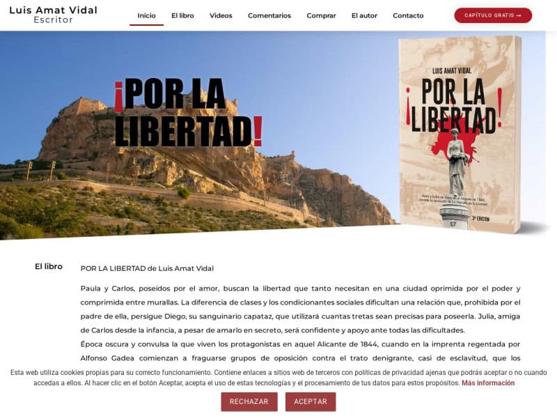 Luis Amat Vidal – Escritor ¡POR LA LIBERTAD!