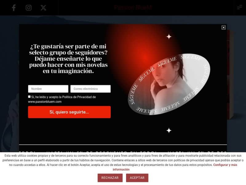 Passion BlueM – María Teresa Valencia del Río