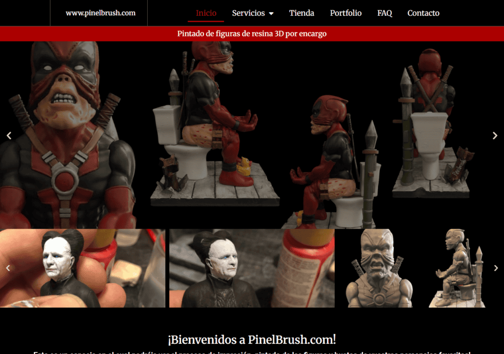 Pintar figuras por encargo – Pinel Brush