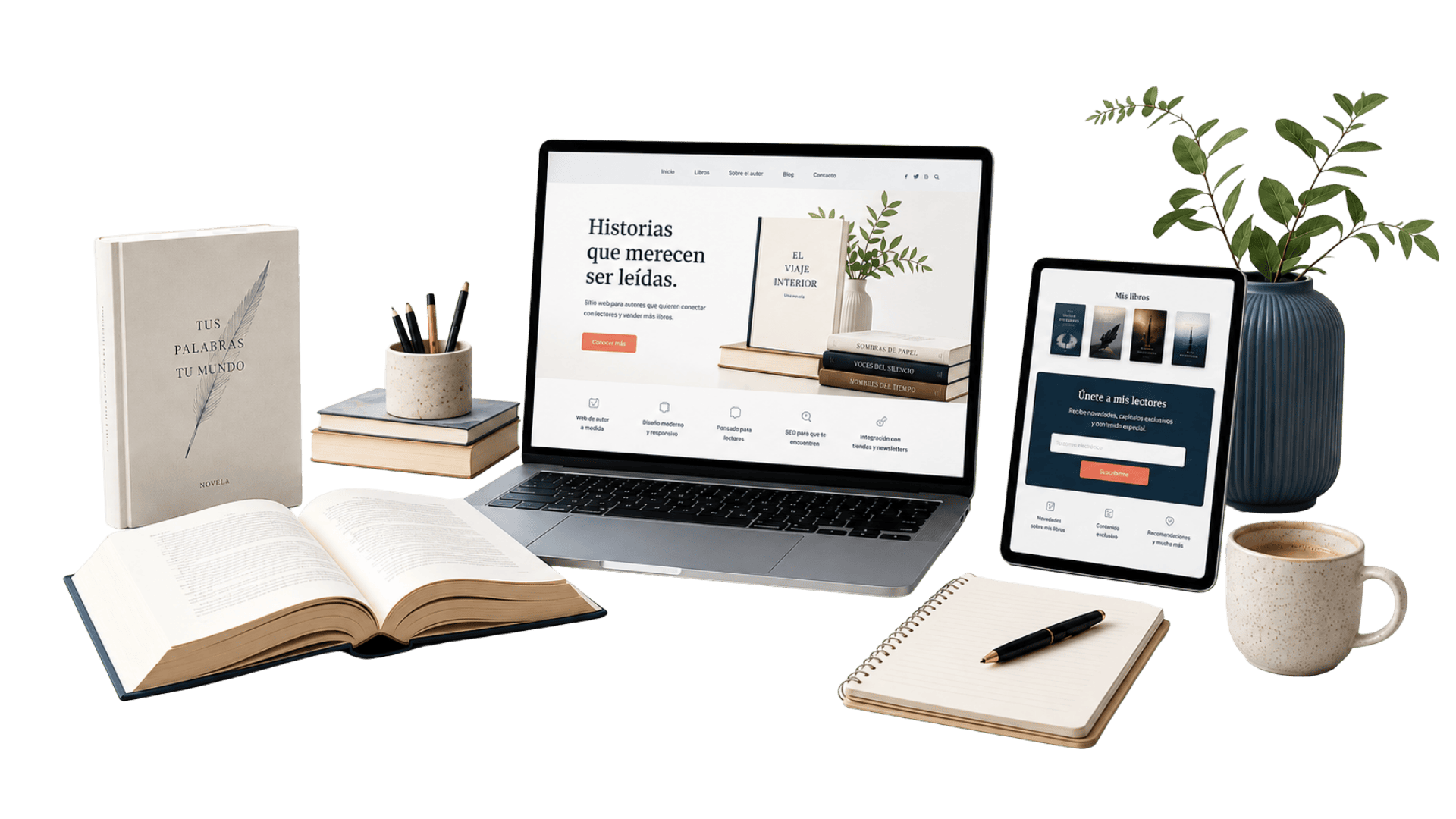 Diseño web para escritores y autores